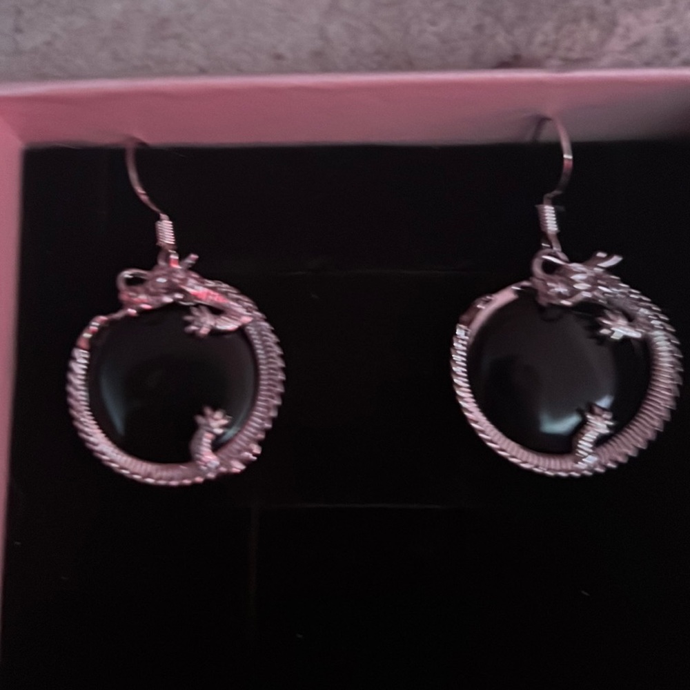 Black obsidian set